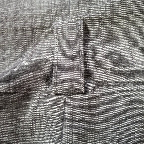 AGB Womens Sheath Dress Size 12 Gray Woven Princess Seams Back Zip - Picture 10 of 12